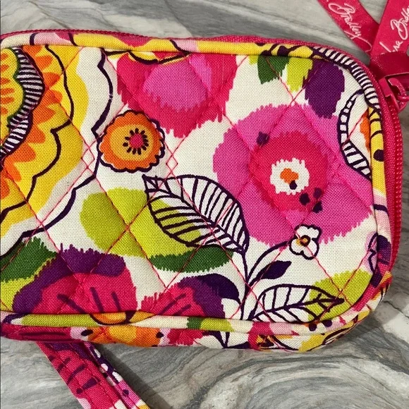 Vera Bradley Floral Quilted Wristlet - Pink Multicolor - Picture 3 of 7